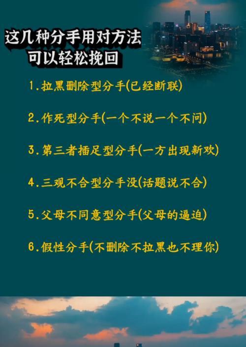如何挽回女友（以女朋友要分手为背景）